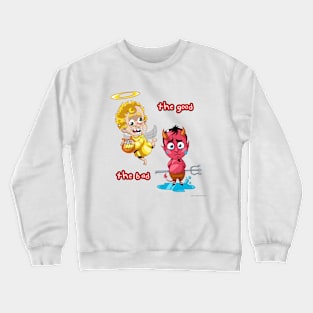 angels and demons Crewneck Sweatshirt